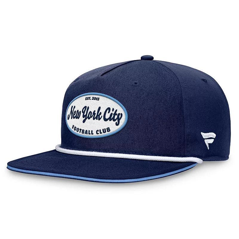 Mens Fanatics Branded New York City FC Iron Golf Snapback Hat, Blue Product Image