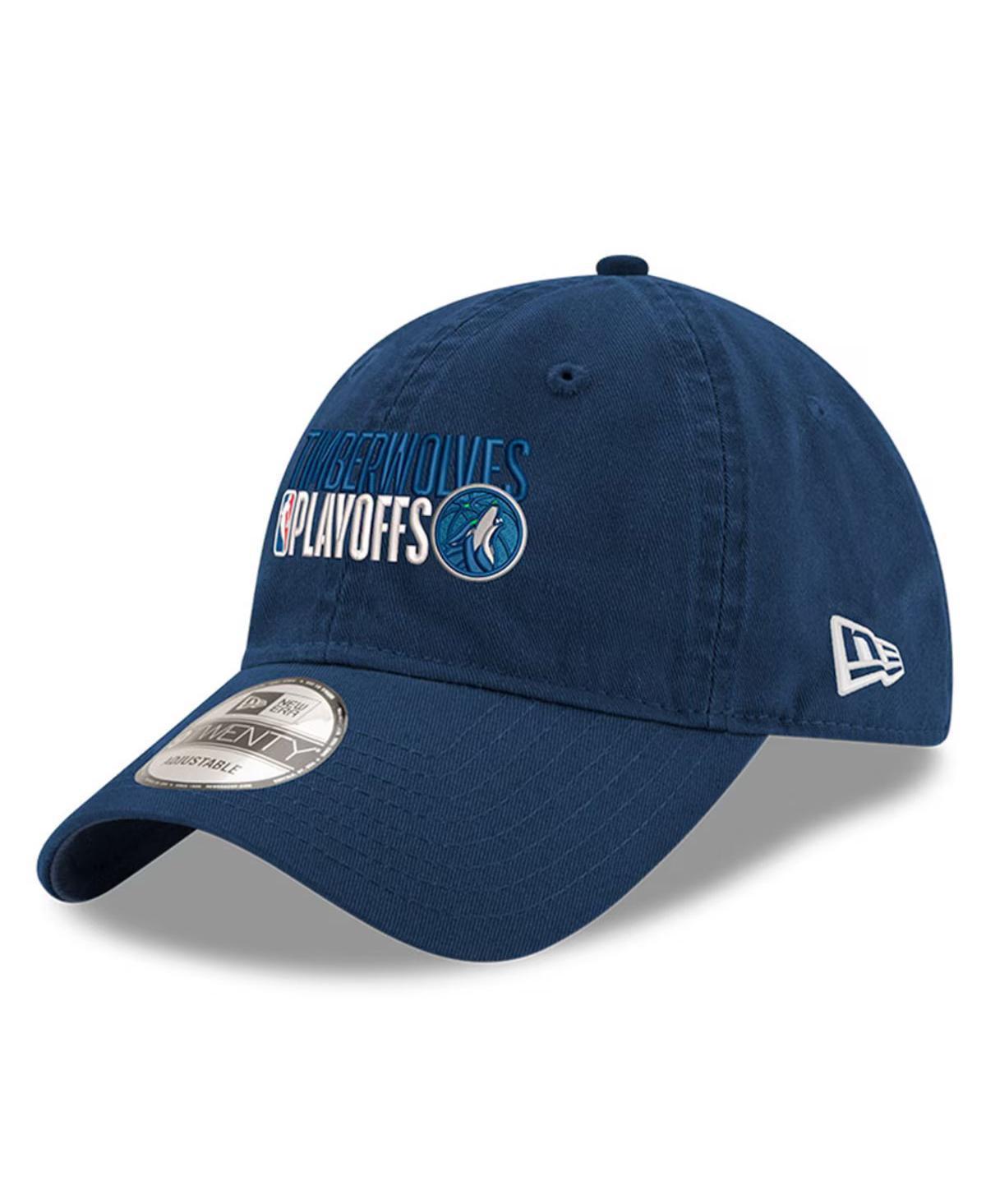 New Era Mens Navy Minnesota Timberwolves 2024 Nba Playoffs 9TWENTY Adjustable Hat Product Image