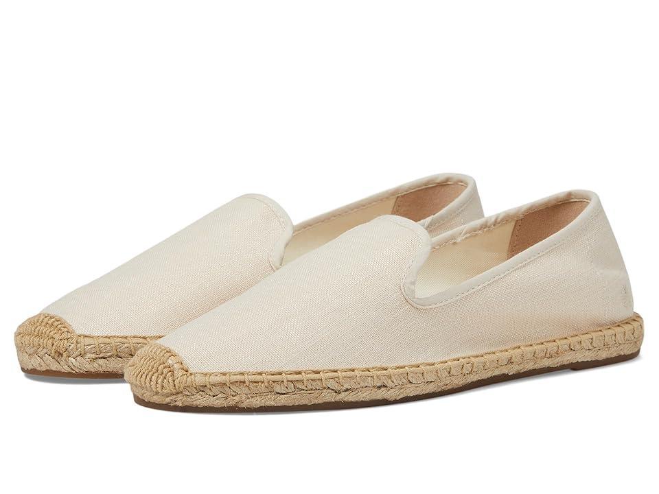 Soludos Smoking Slipper Espadrille (Tonal Ivory) Men's Slip on Shoes Product Image