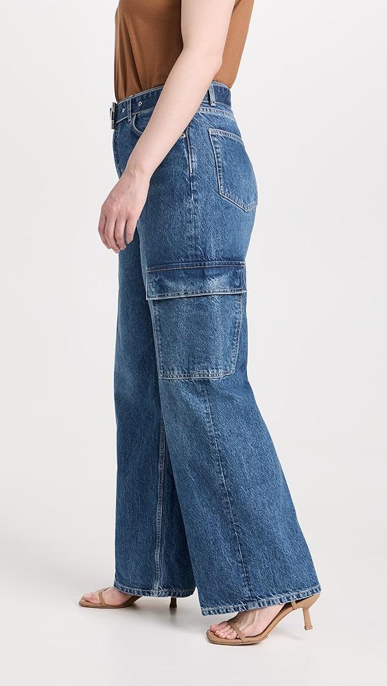 Reformation Cary Belted Cargo High Rise Slouchy Jeans | Shopbop Product Image