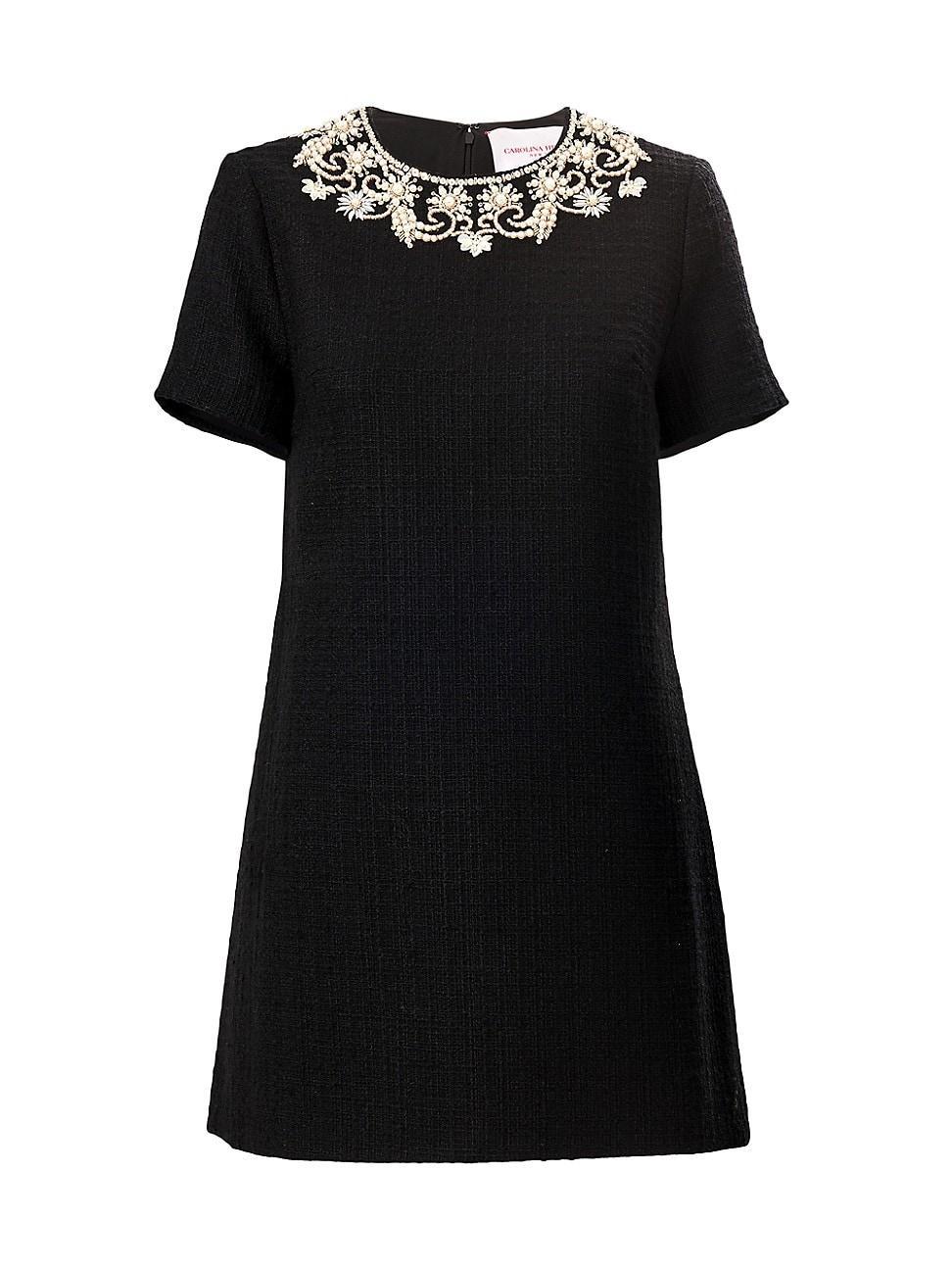 Womens Embellished Shift Minidress product image