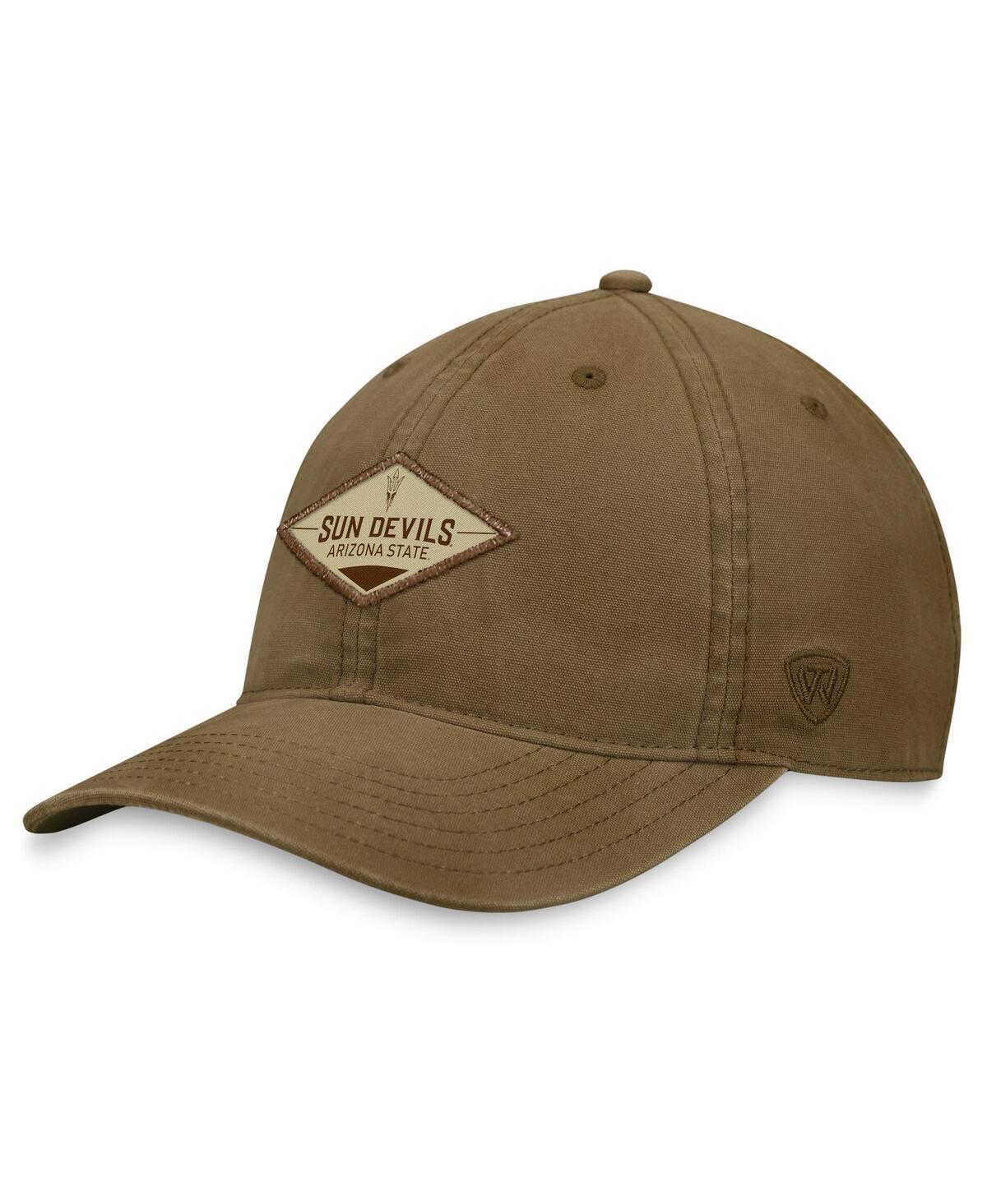 Top of the World Mens Khaki Arizona State Sun Devils Adventure Adjustable Hat Product Image