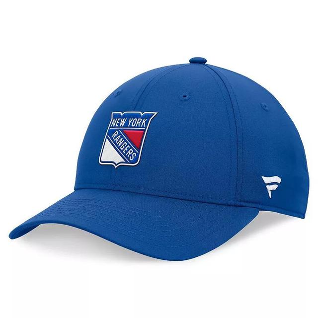 Mens Fanatics Blue New York Rangers Domestic 3D Patch Adjustable Hat Product Image