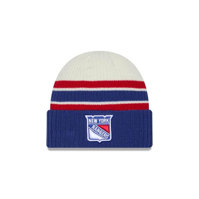 New York Rangers Vintage Ribbed Beanie Male Product Image