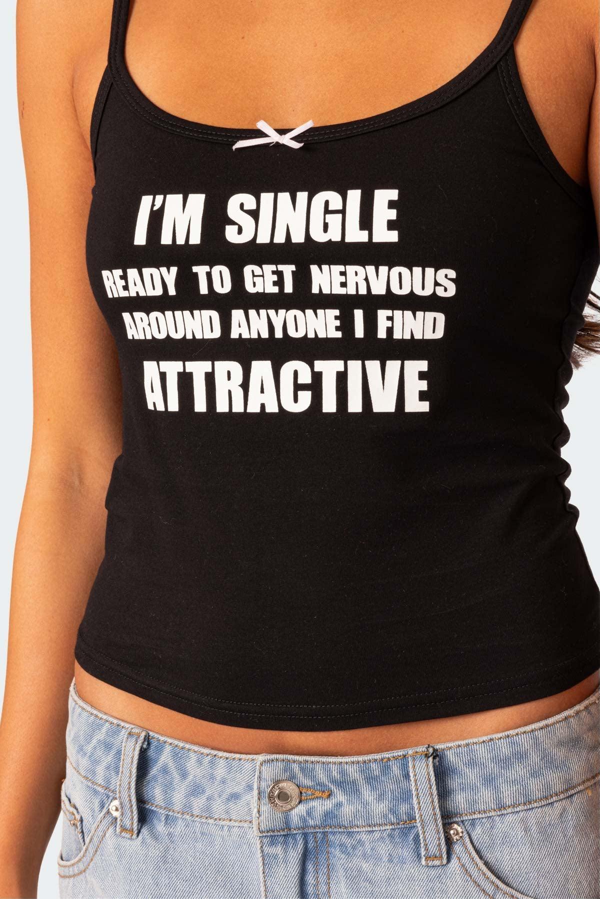 I'M Single Tank Top Product Image