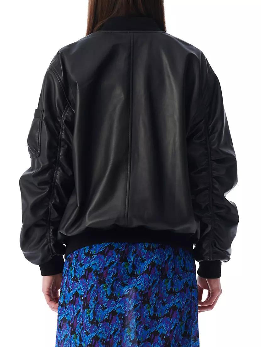 Kerem Oversized Leather Bomber Product Image