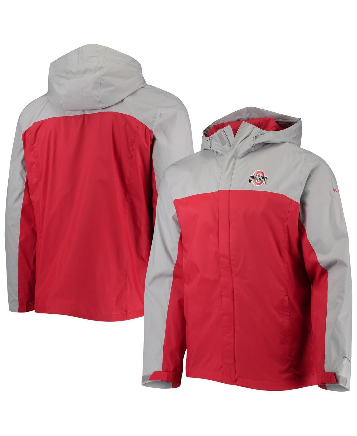 Mens Columbia Gray Ohio State Buckeyes Glennaker Storm Full-Zip Jacket - Gray Product Image