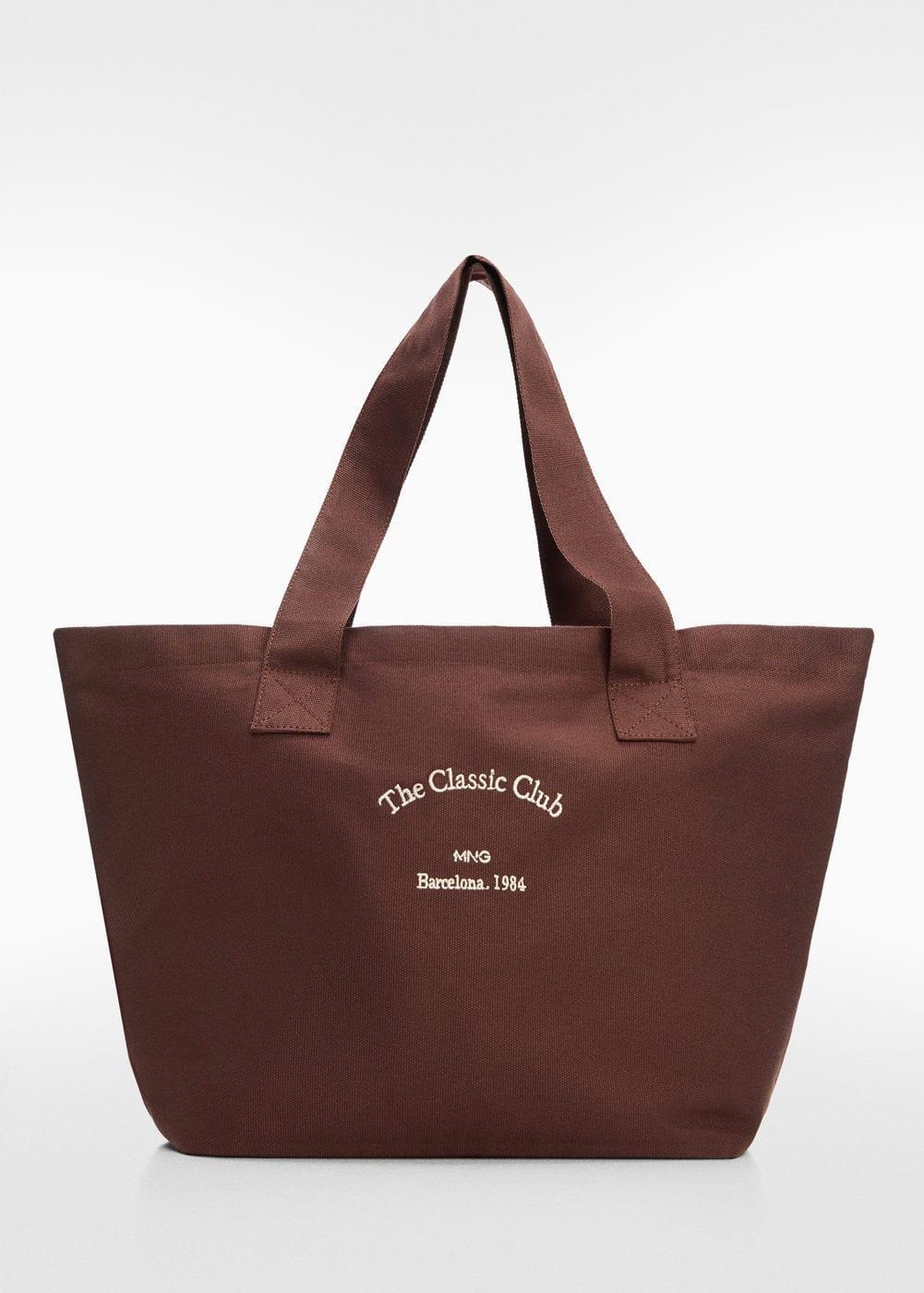 MANGO - Cotton shopper bag - One size - Women Product Image