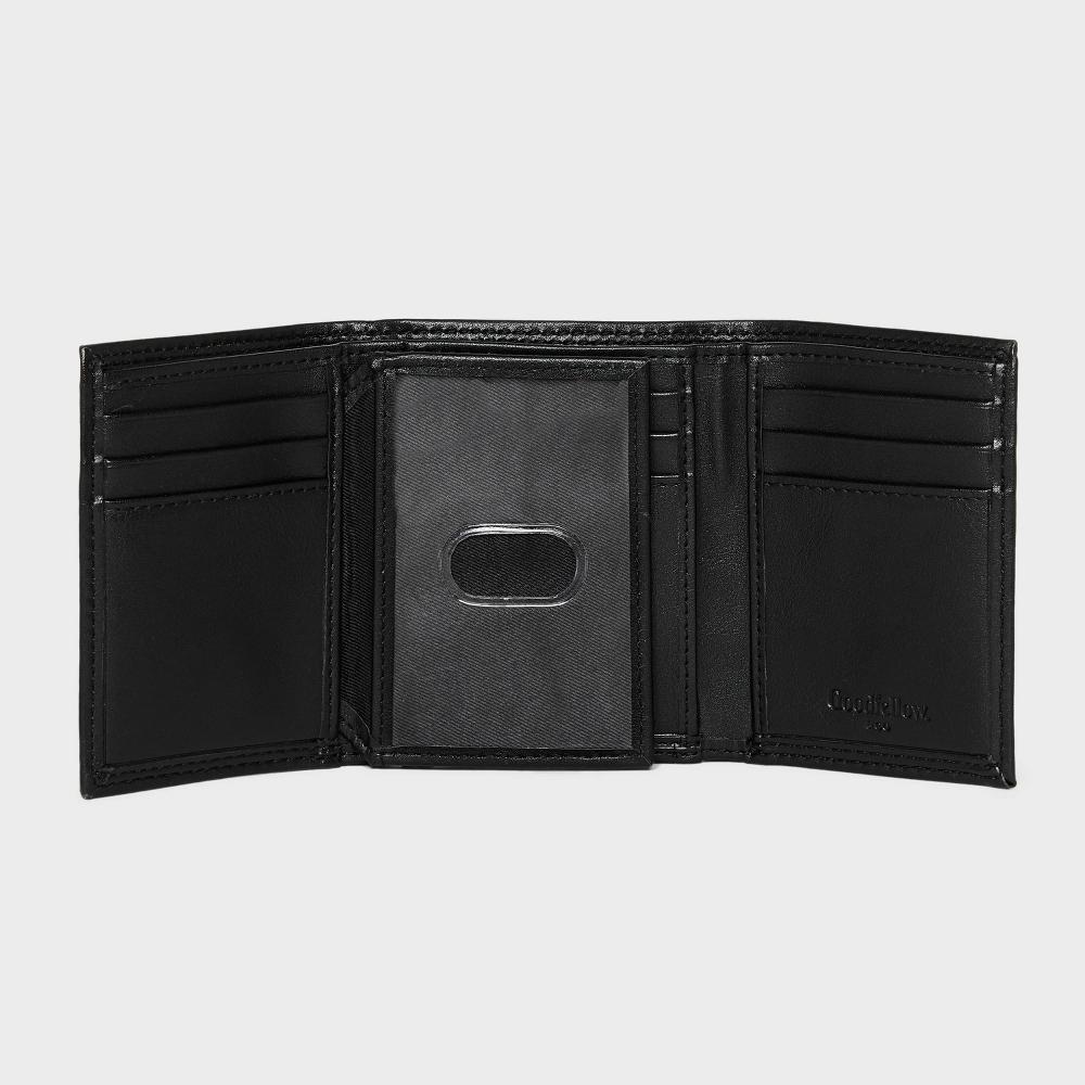 Men's RFID Trifold Wallet - Goodfellow & Co™ Black Product Image