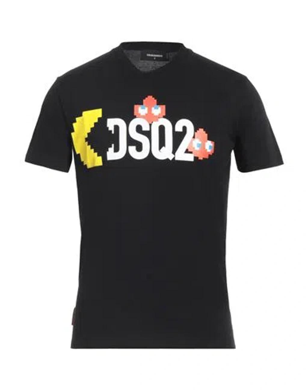 DSQUARED2 Man T-shirt Black Size S Cotton Product Image