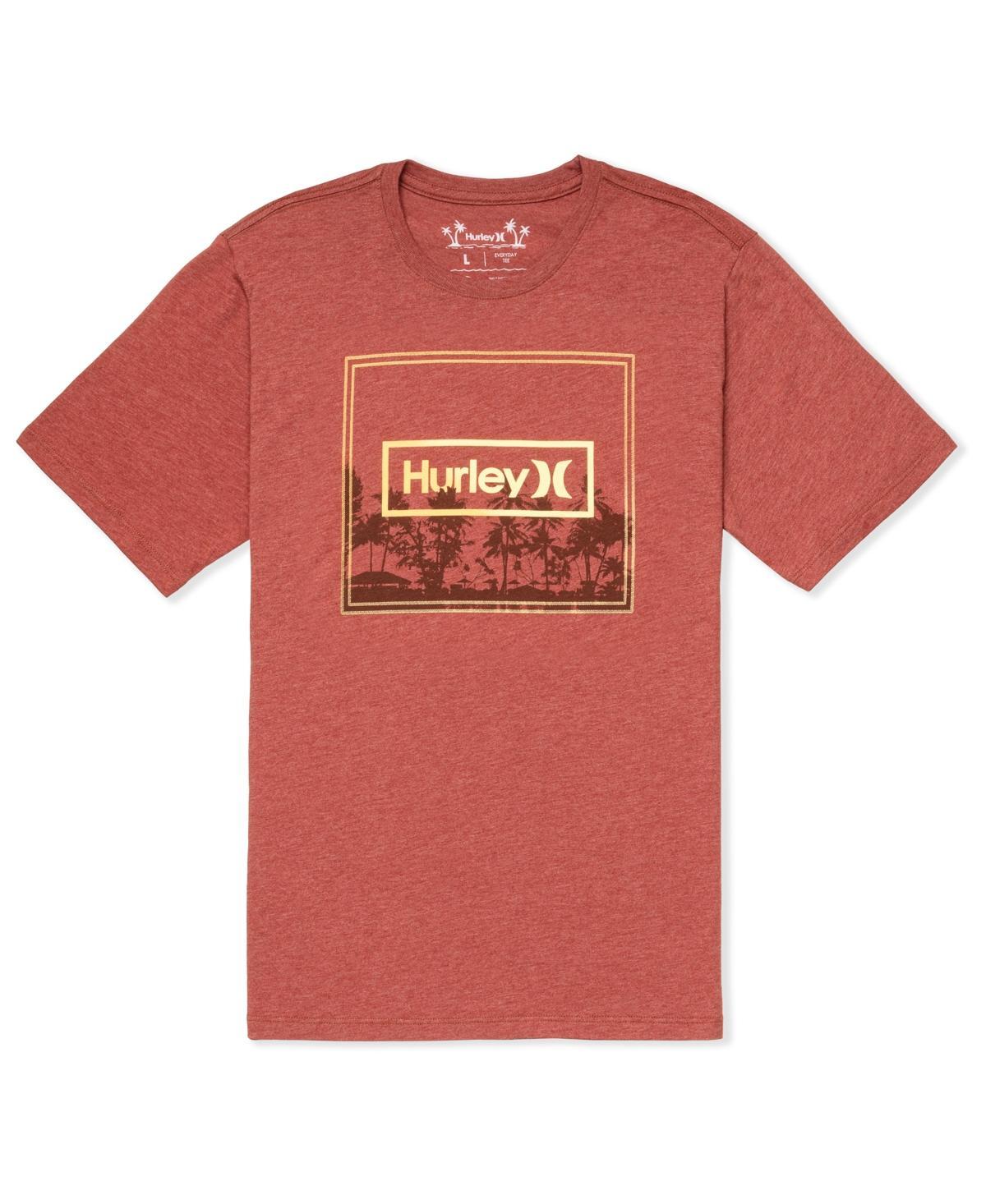 Hurley Mens Everyday Newspaper Short Sleeve T-Shirt Product Image