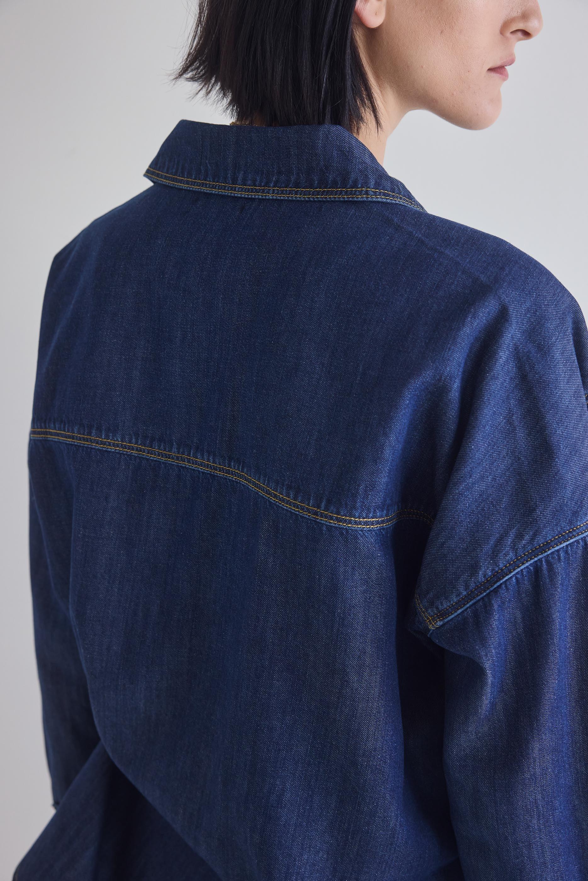 Refine Oversized Denim Tunic Product Image