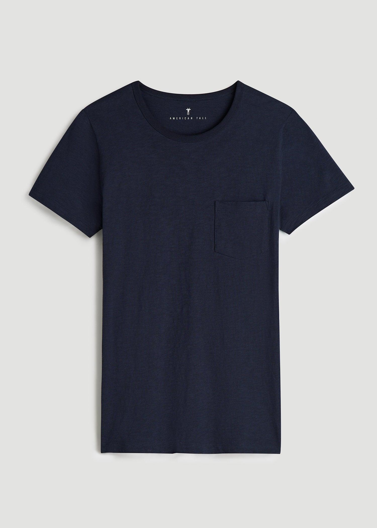 Sunwashed Slub Pocket T-Shirt For Tall Men in Mint Product Image