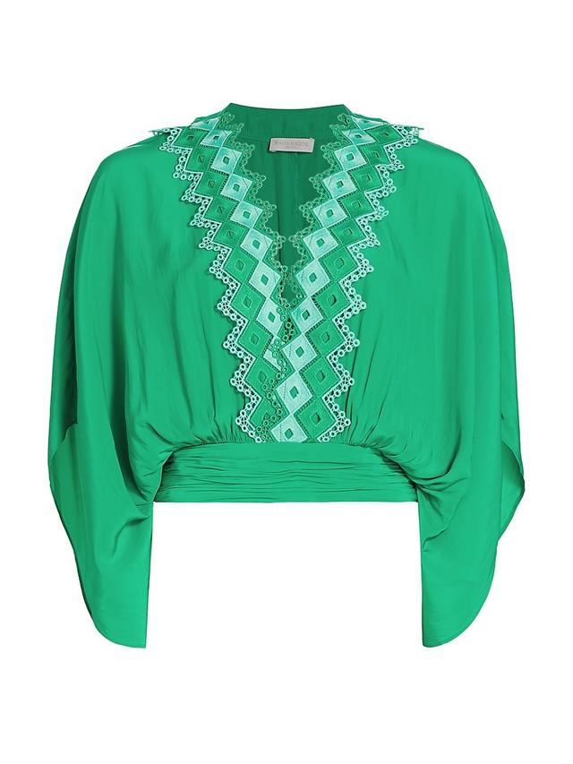 Womens Kynlee Embroidered Blouse Product Image