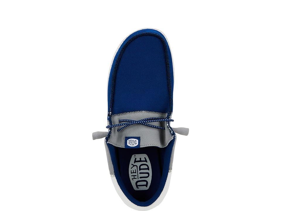 Hey Dude Wally Tri-Varsity Sport Mesh (Navy/Grey) Men's Shoes Product Image