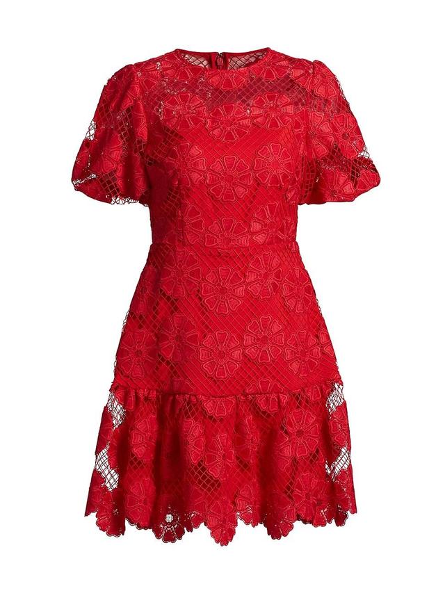 Womens Yasmin Lace Minidress Product Image