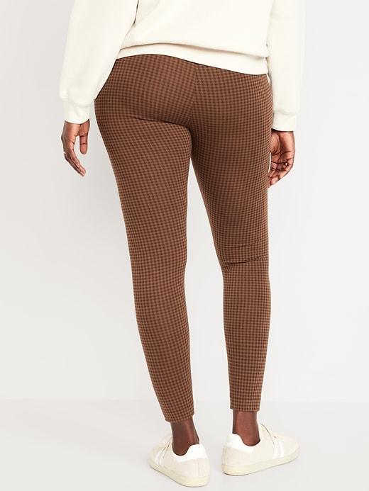 High-Waisted Jersey Ankle Leggings Product Image