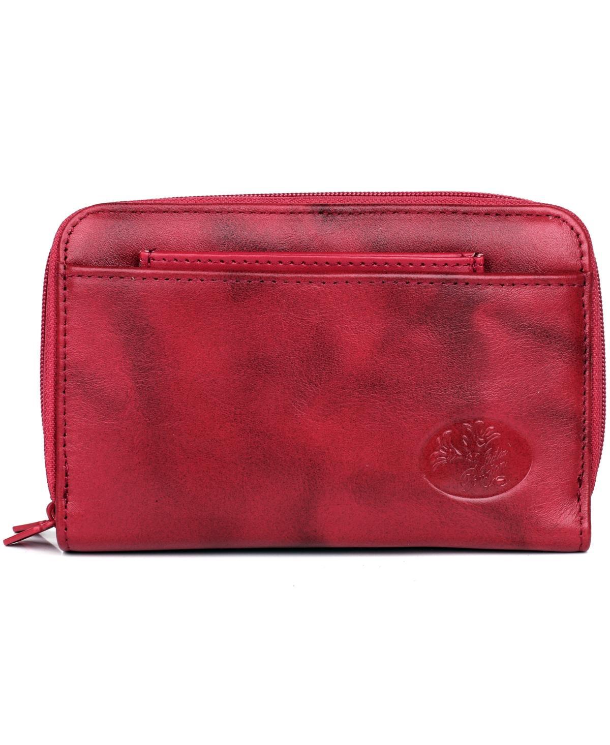 Julia Buxton Heiress RFID-Blocking Leather Double Zip Organizer Wallet Product Image