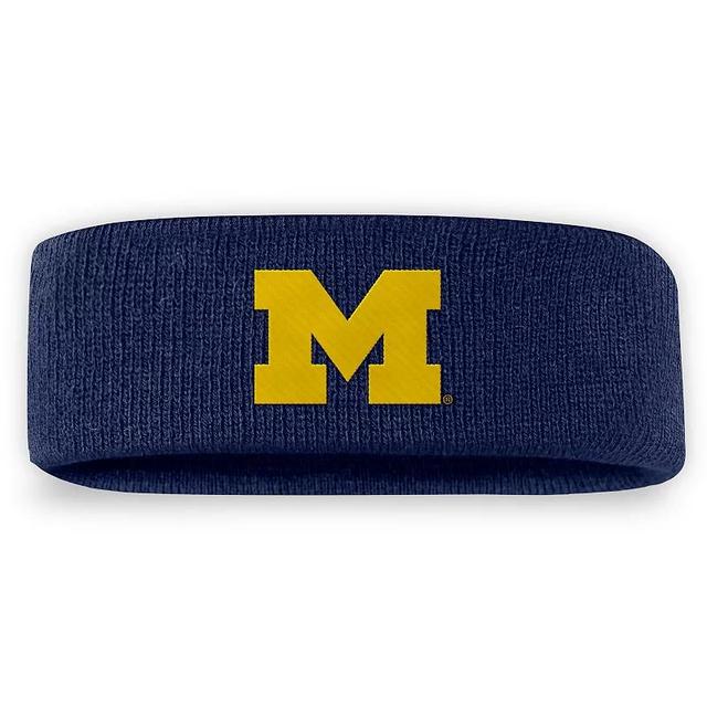 Mens Top of the World Michigan Wolverines Knit Headband, Blue Product Image