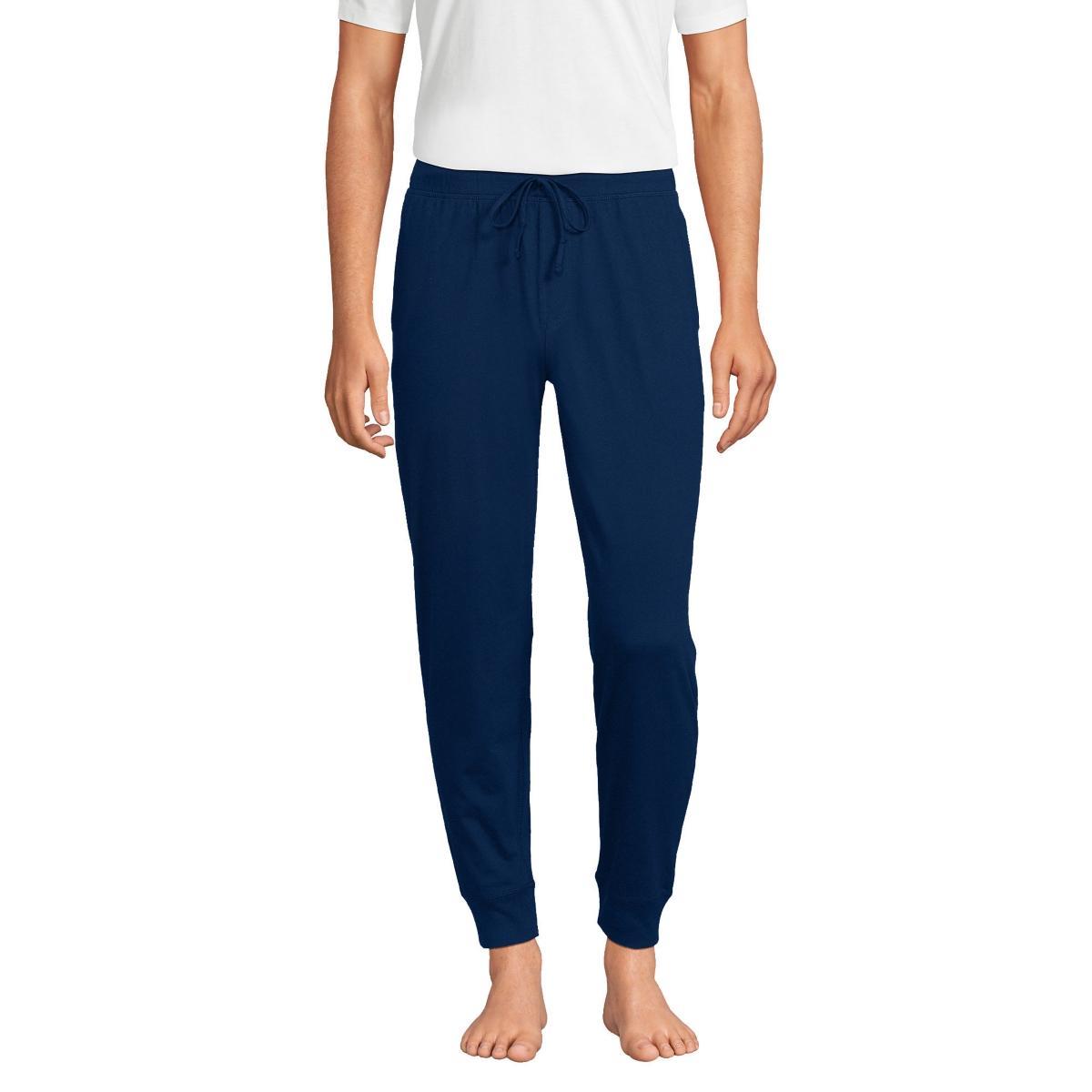 Lands End Mens Knit Jersey Sleep Jogger Product Image