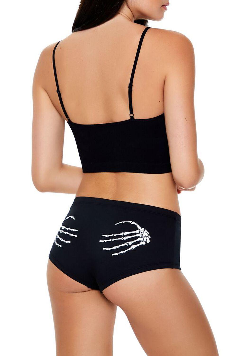 Skeleton Hand Shortie Panties | Forever 21 Product Image