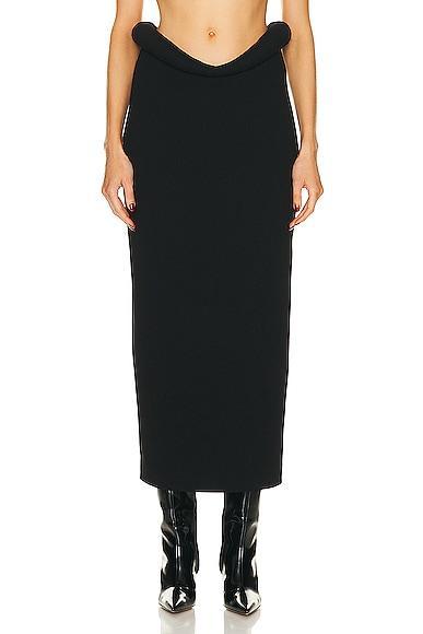 Bottega Veneta Viscose Compact Frise Skirt Product Image