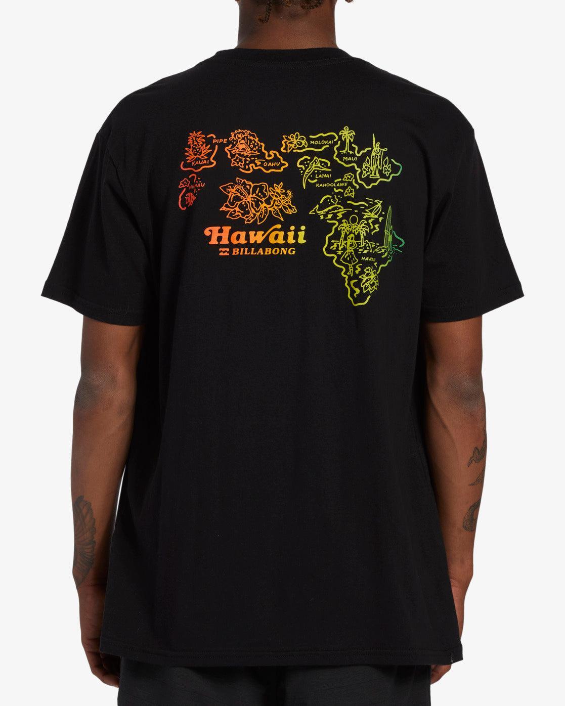 Handkie Hawaii T-Shirt - Black Male Product Image