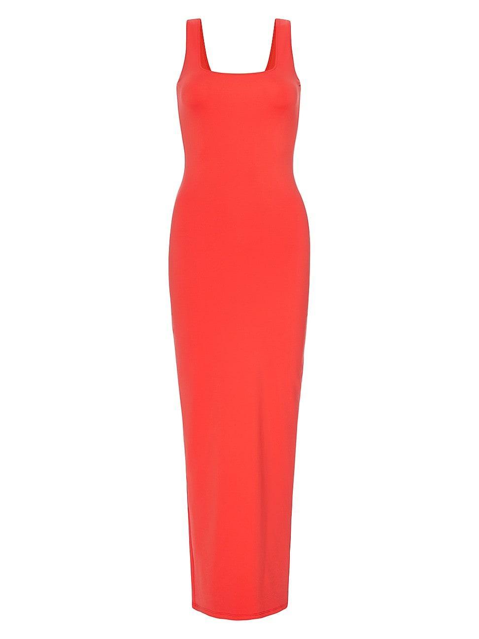 Womens Modern Scuba Tank Maxi Dress Product Image