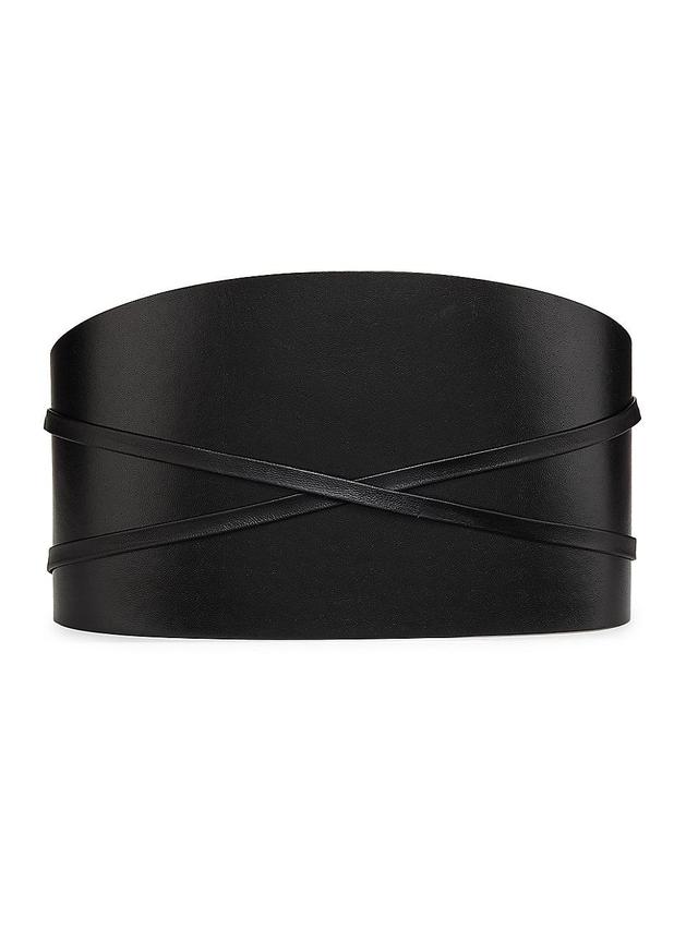 Womens Undone Leather Corset Belt Product Image