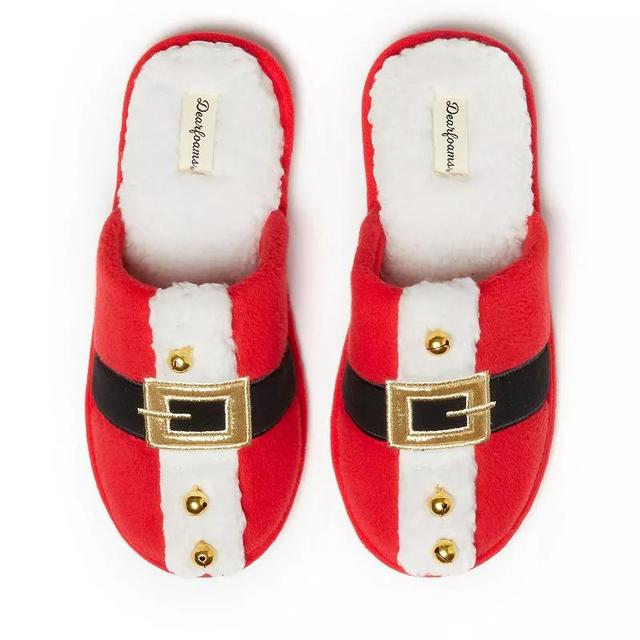 Dearfoams Holiday Novelty Adult Scuff Slippers, Womens Product Image