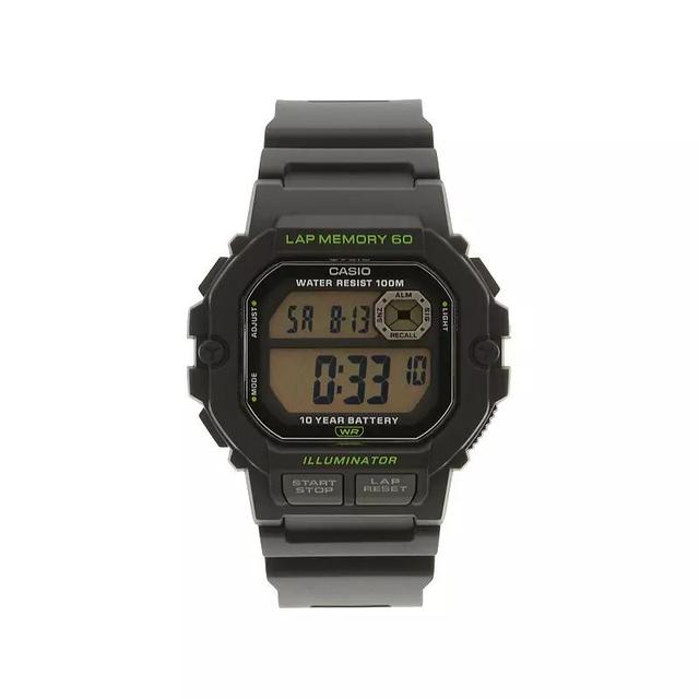 Casio Sports Gear Digital Runners Watch - WS1400H-1AV, Womens Black Product Image