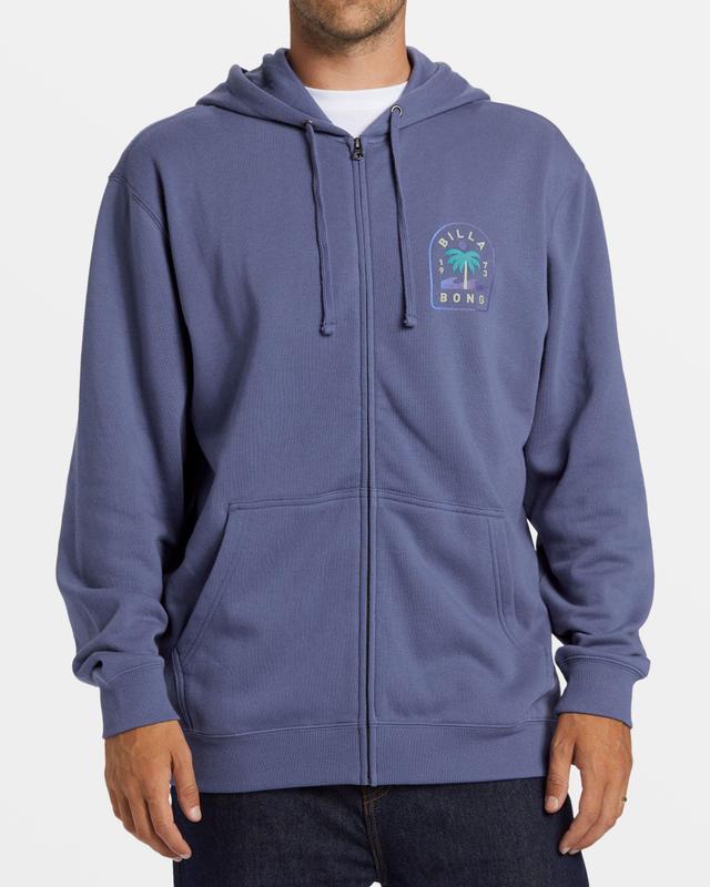 Short Sands Zip Hoodie - Washed Royal Male Product Image