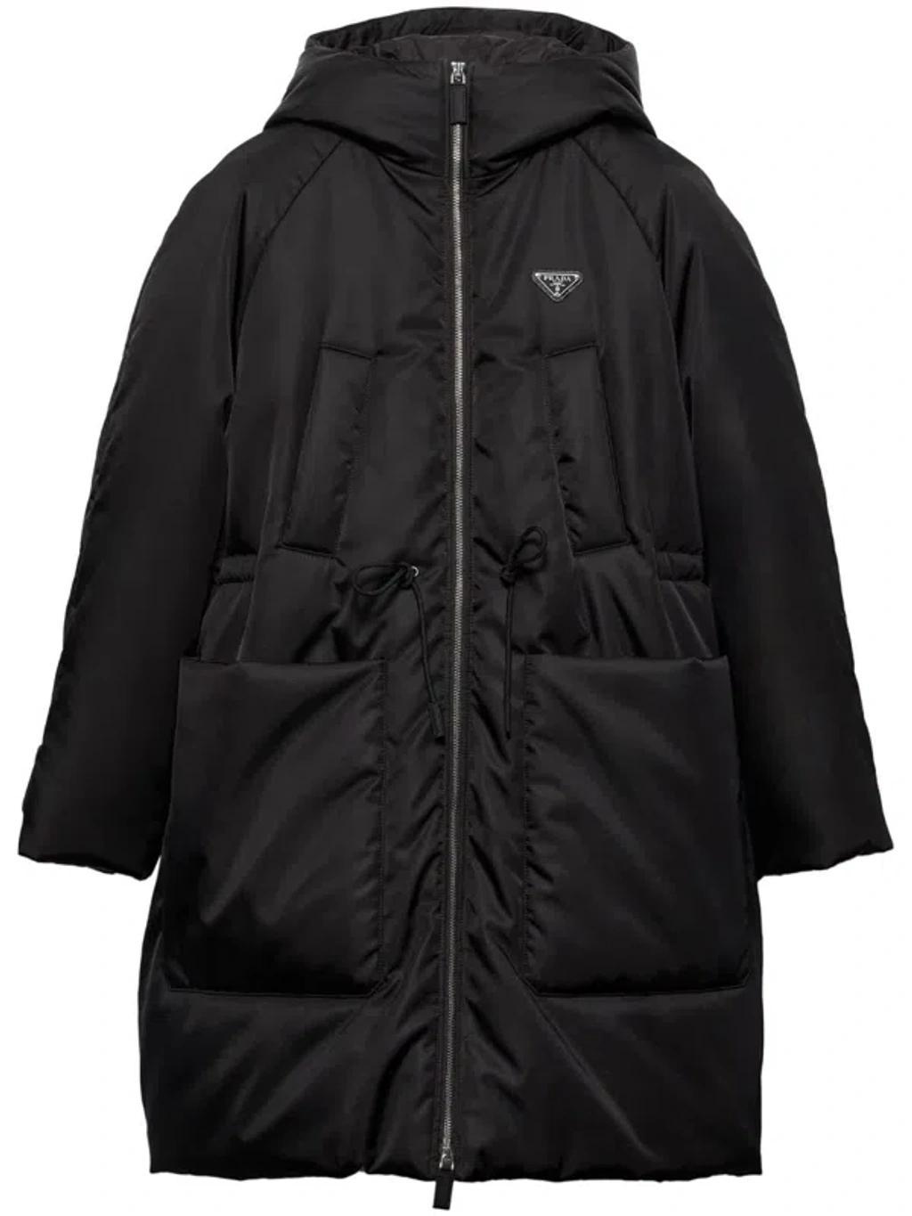 Re-nylon Padded Coat In Black Product Image