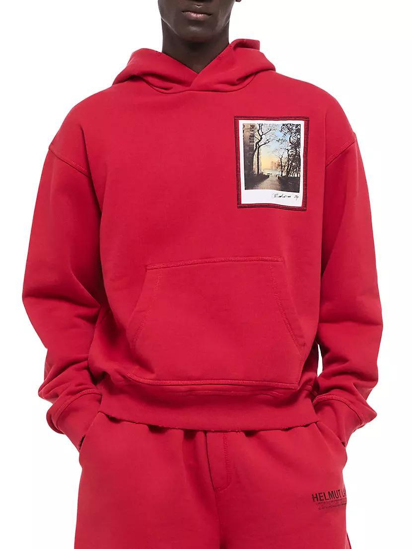 Postcard Cotton Hoodie Product Image