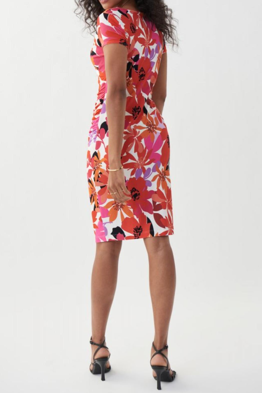 Vanilla/Multi Floral Wrap Dress Product Image