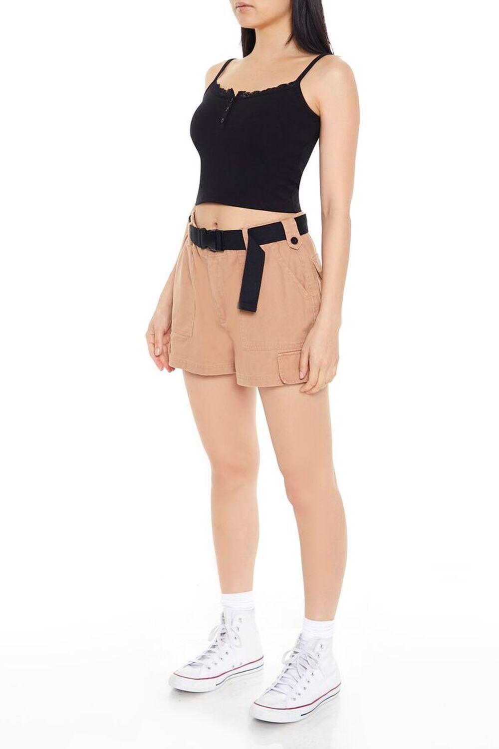 Release Buckle Cargo Shorts | Forever 21 Product Image