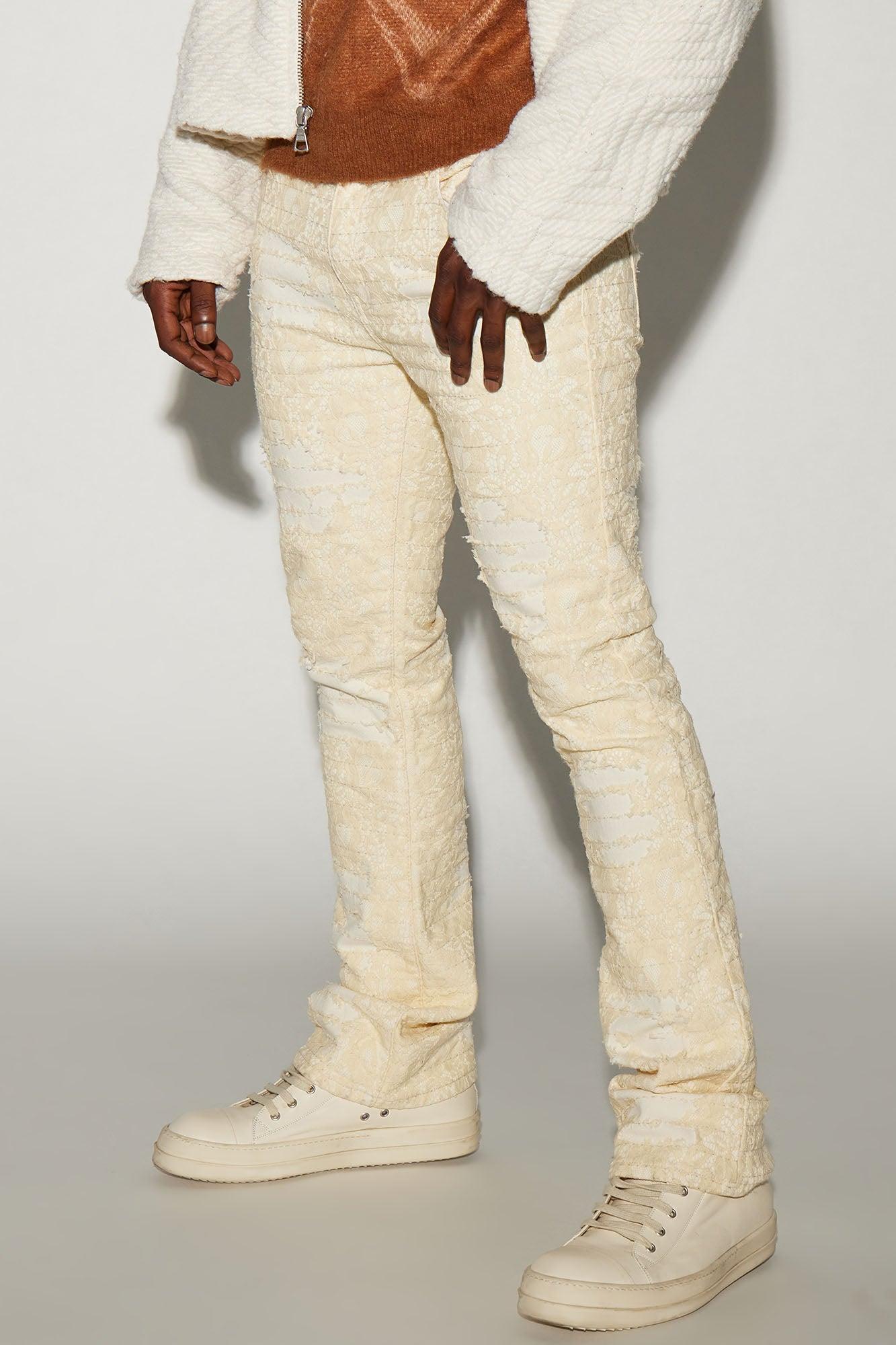 HP Stacked Skinny Flare Jeans - Off White product image