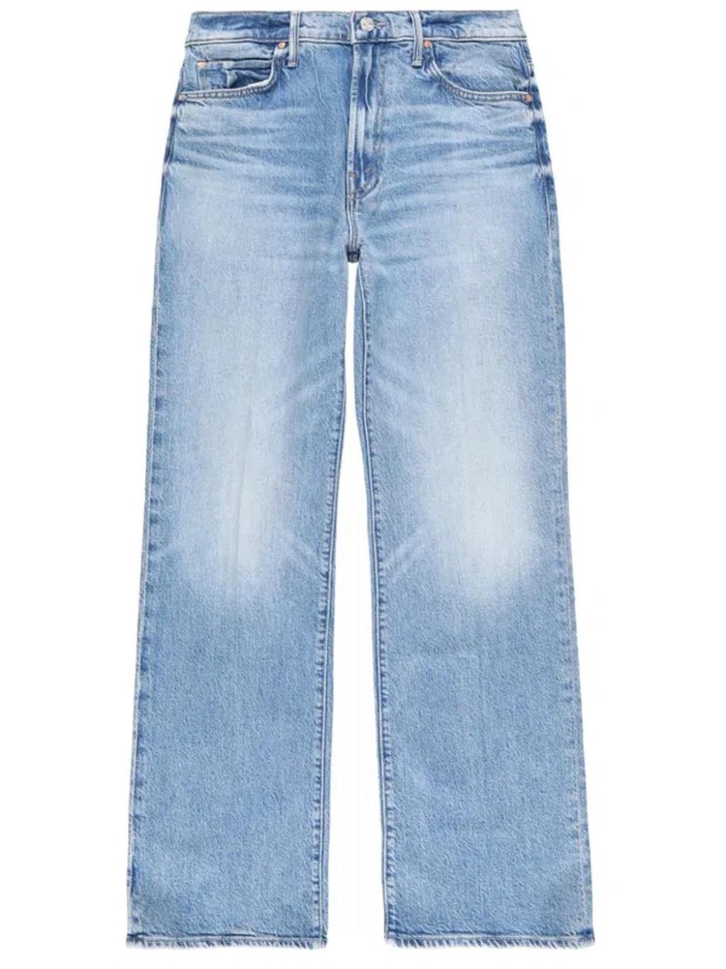 The Kick It Wide-leg Jeans In Blue Product Image