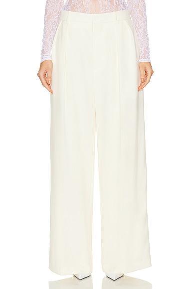 WARDROBE.NYC Evening Trouser in White Product Image