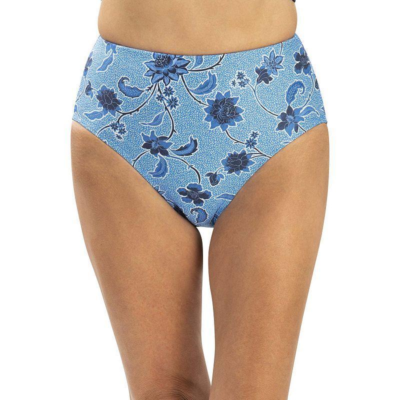 Womens Dolfin Printed High-Waisted Swim Bottoms Product Image