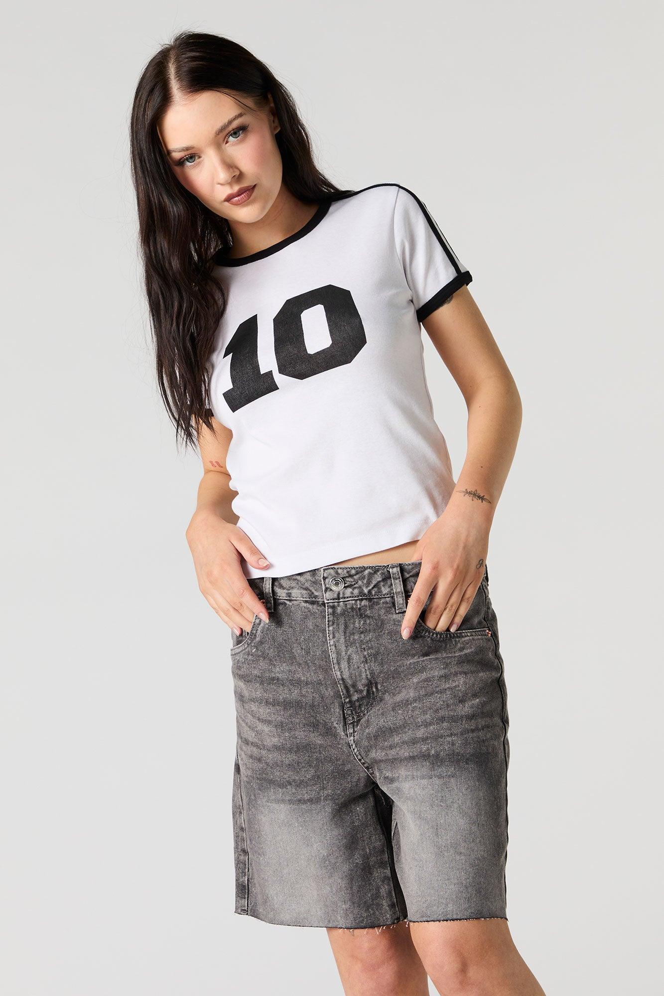 Longline Denim Short Female Product Image