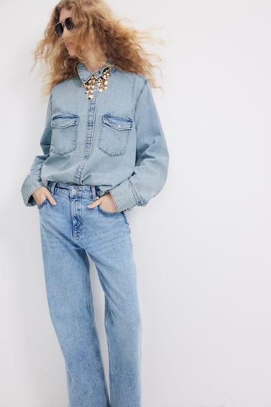 Denim Shirt Product Image