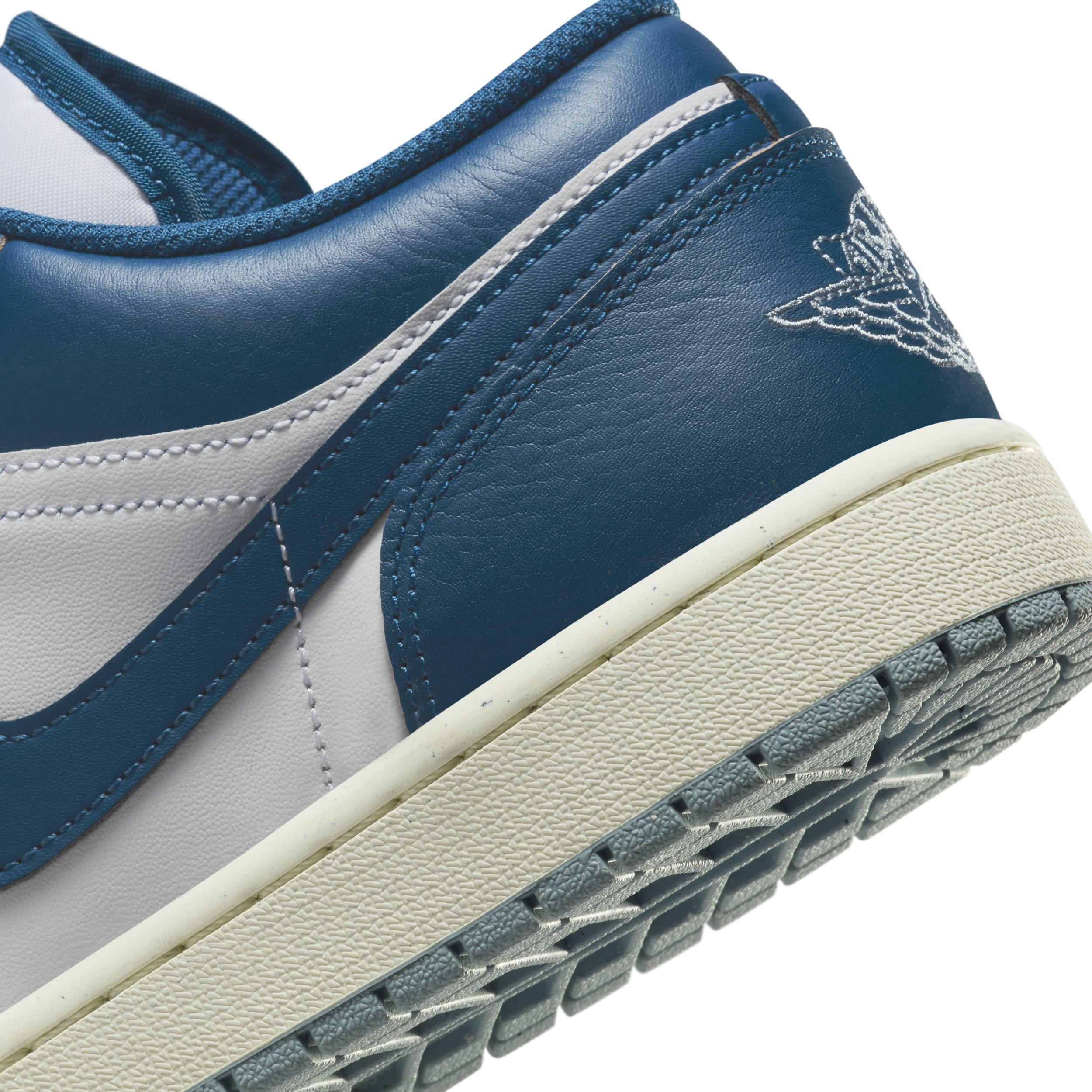 Jordan Mens Jordan AJ 1 Low SE - Mens Shoes Blue/White Product Image