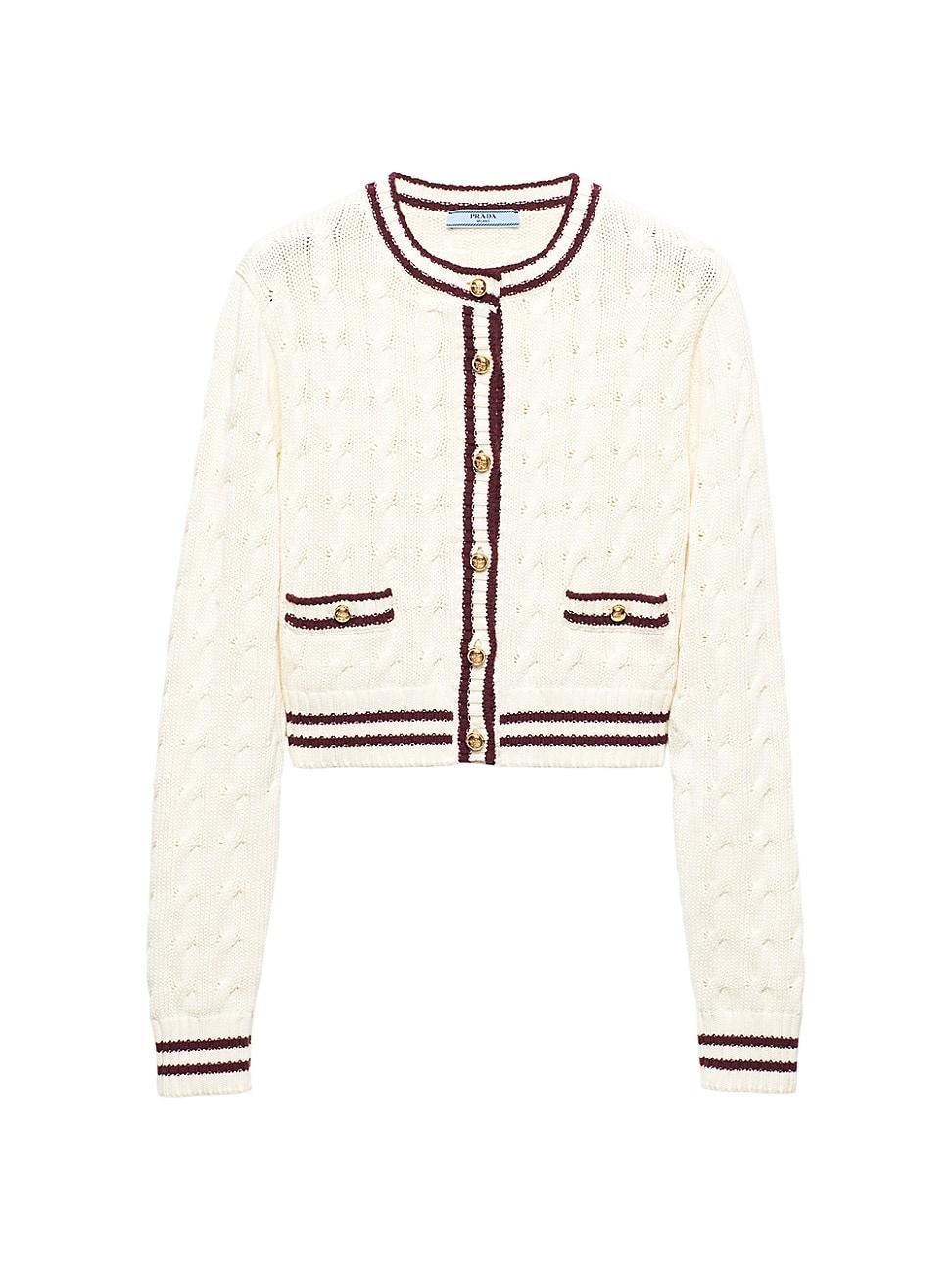 Womens Cotton Cardigan Product Image