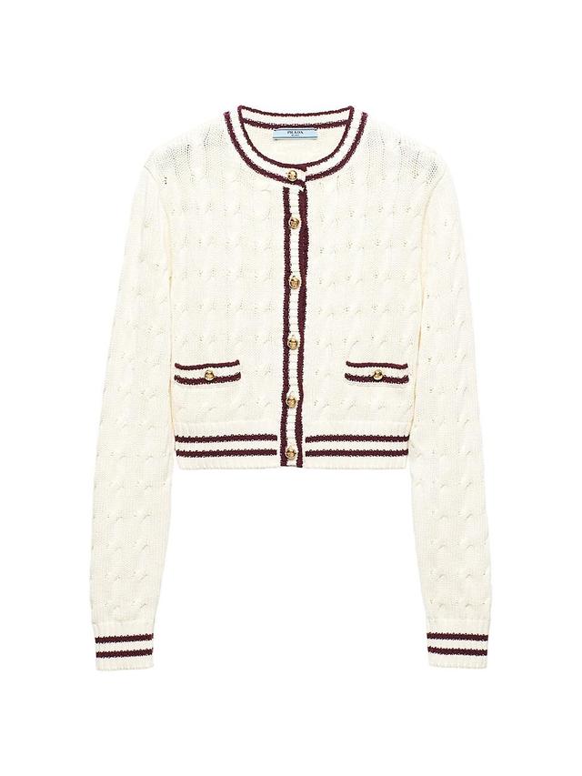 Womens Cotton Cardigan Product Image