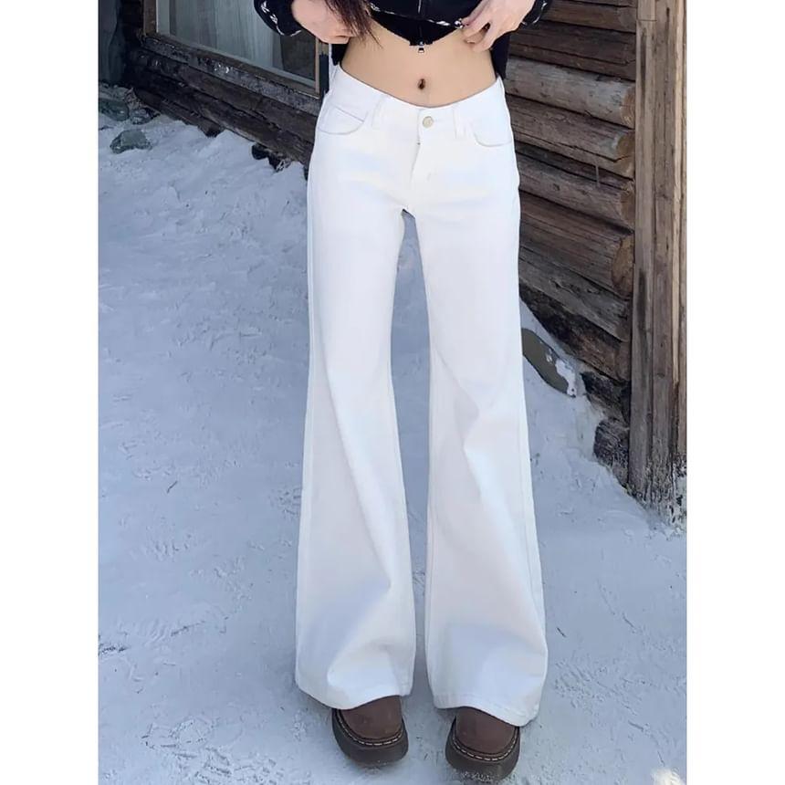 Low Rise Wide Leg Jeans Product Image