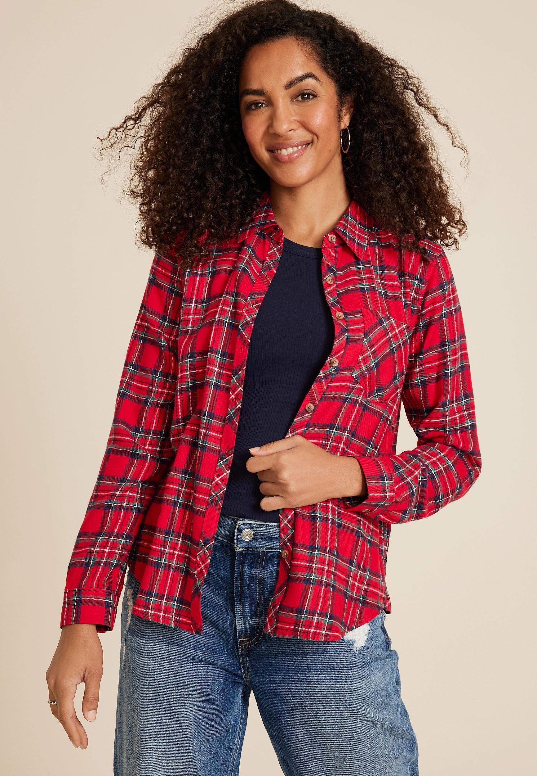 Cabin Plaid Classic Button Down Shirt Product Image