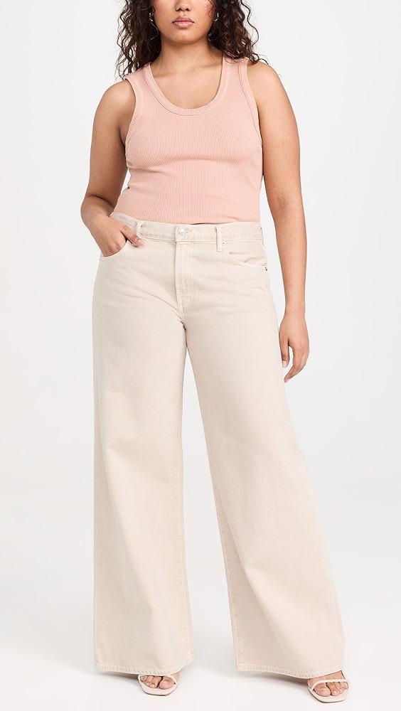 AGOLDE Clara Low Rise Baggy Flare Jeans | Shopbop Product Image