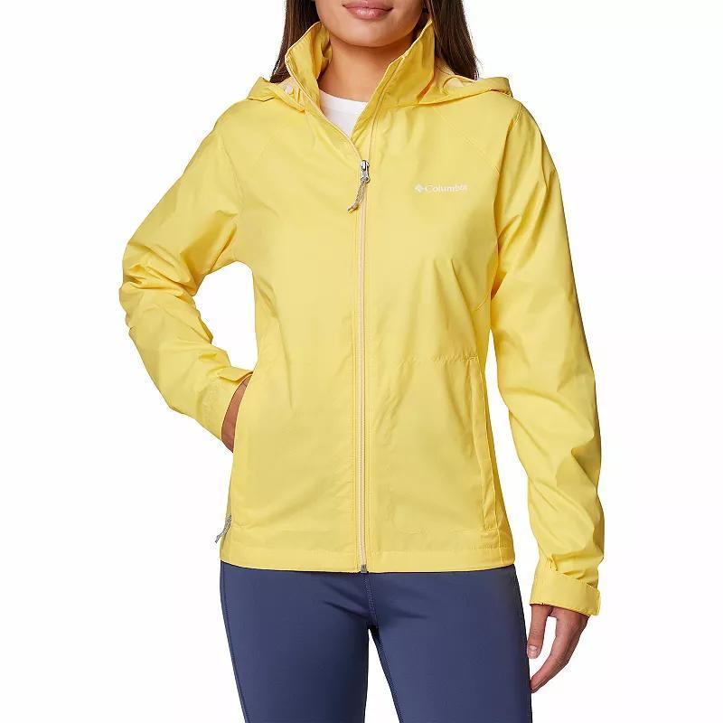 Womens Columbia Switchback IV Packable Rain Jacket Pink Product Image