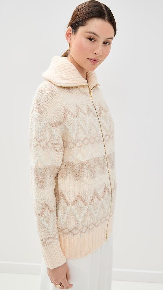 Varley Brooke Fair Isle Knit Jacket | Shopbop Product Image